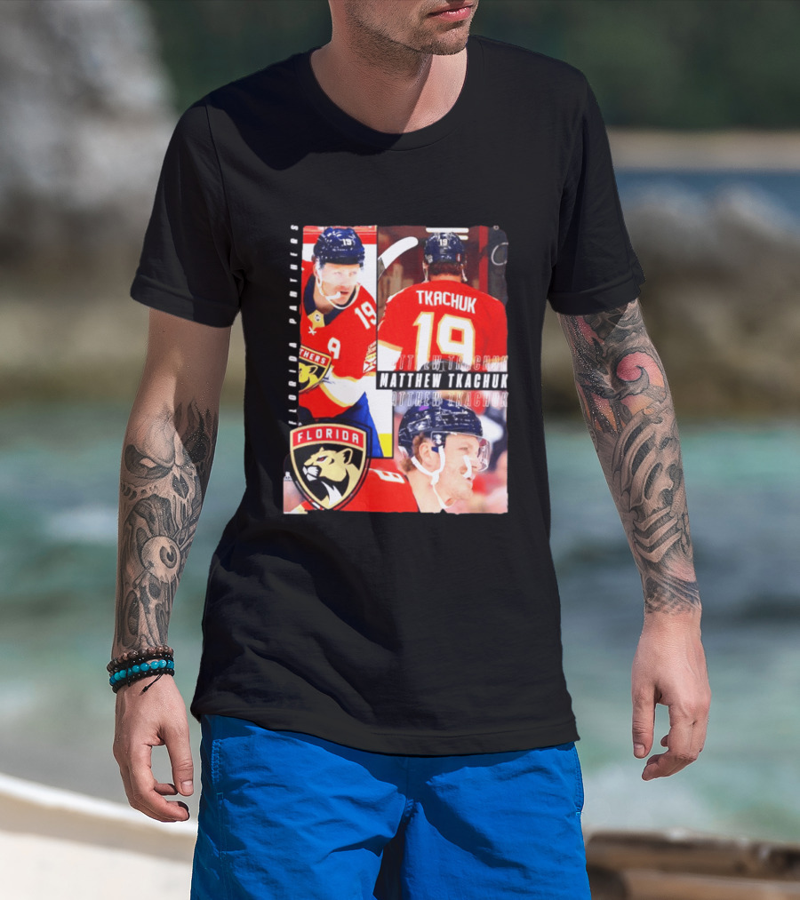 Florida Panthers Matthew Tkachuk Number 19 Hockey Spotlight T-Shirt