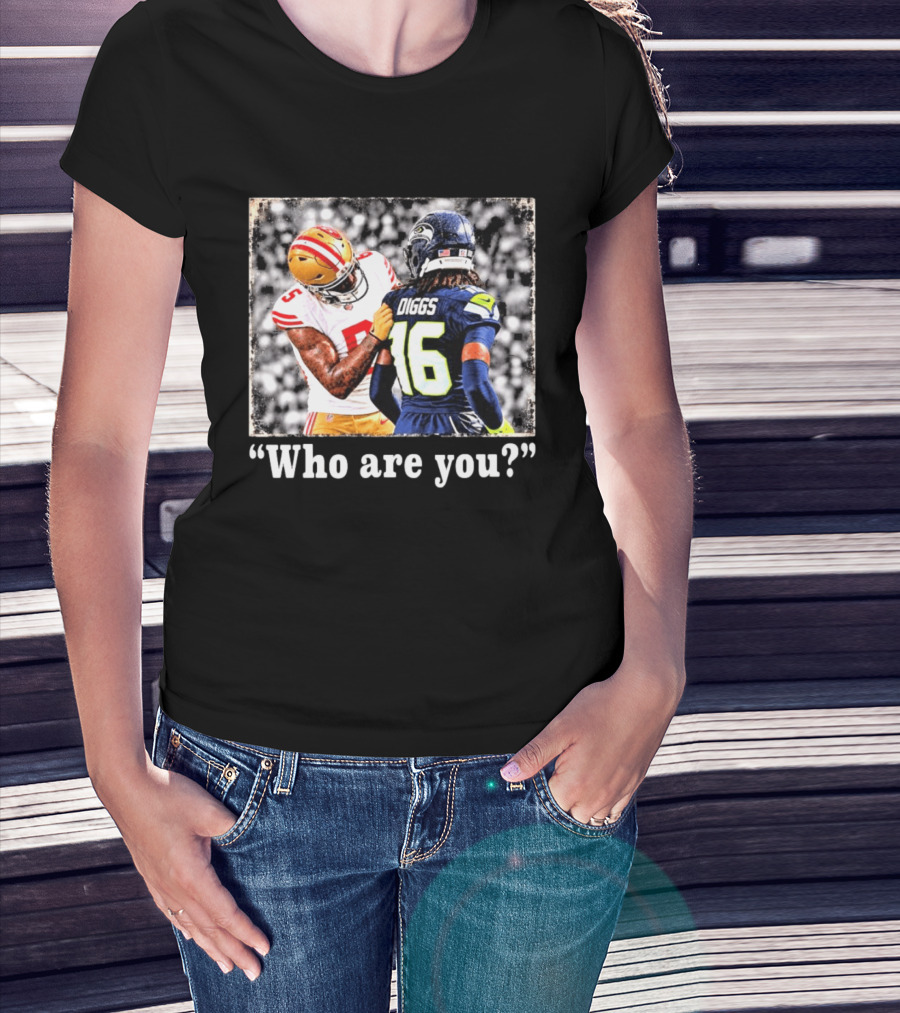 Who Are You Mike Evans Vs Seahawks Diggs NFL T-Shirt