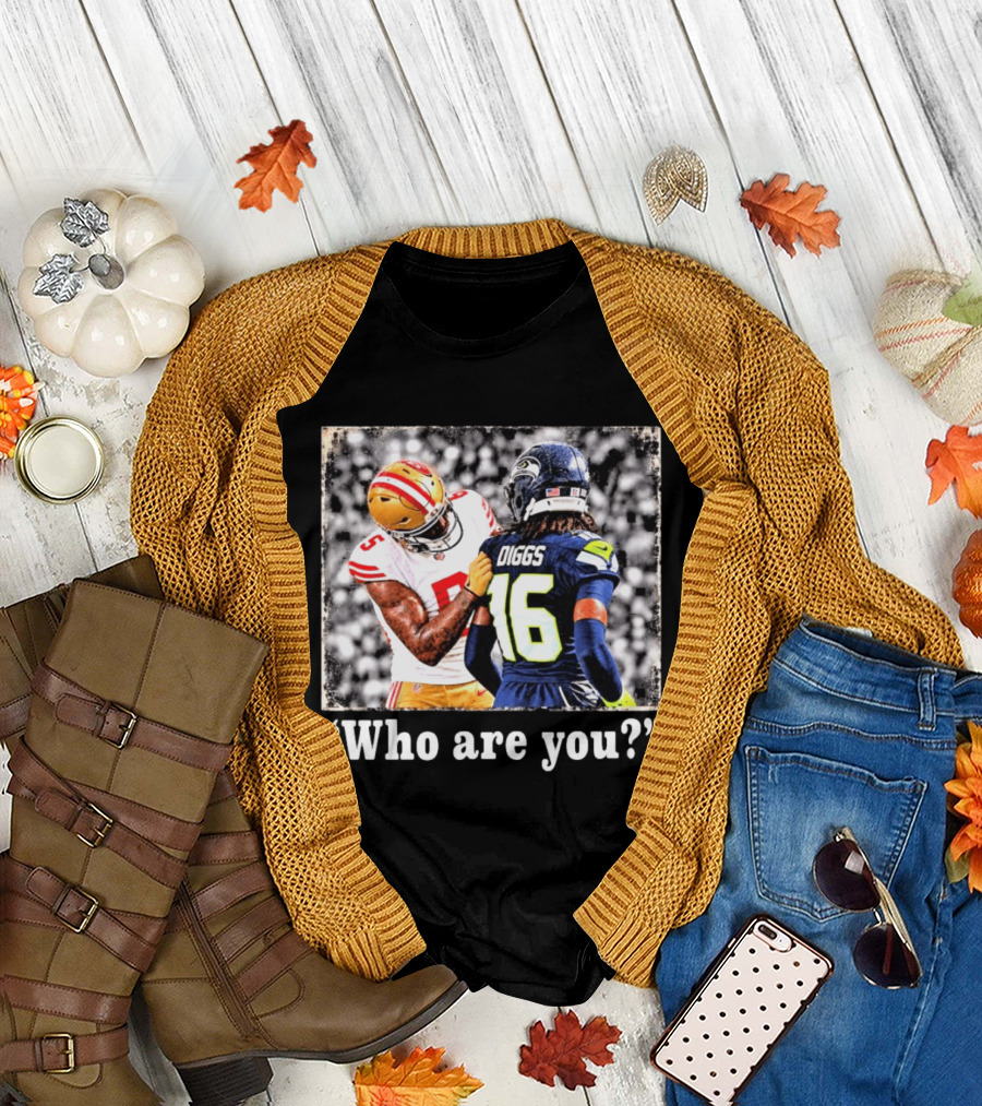 Who Are You Mike Evans Vs Seahawks Diggs NFL T-Shirt