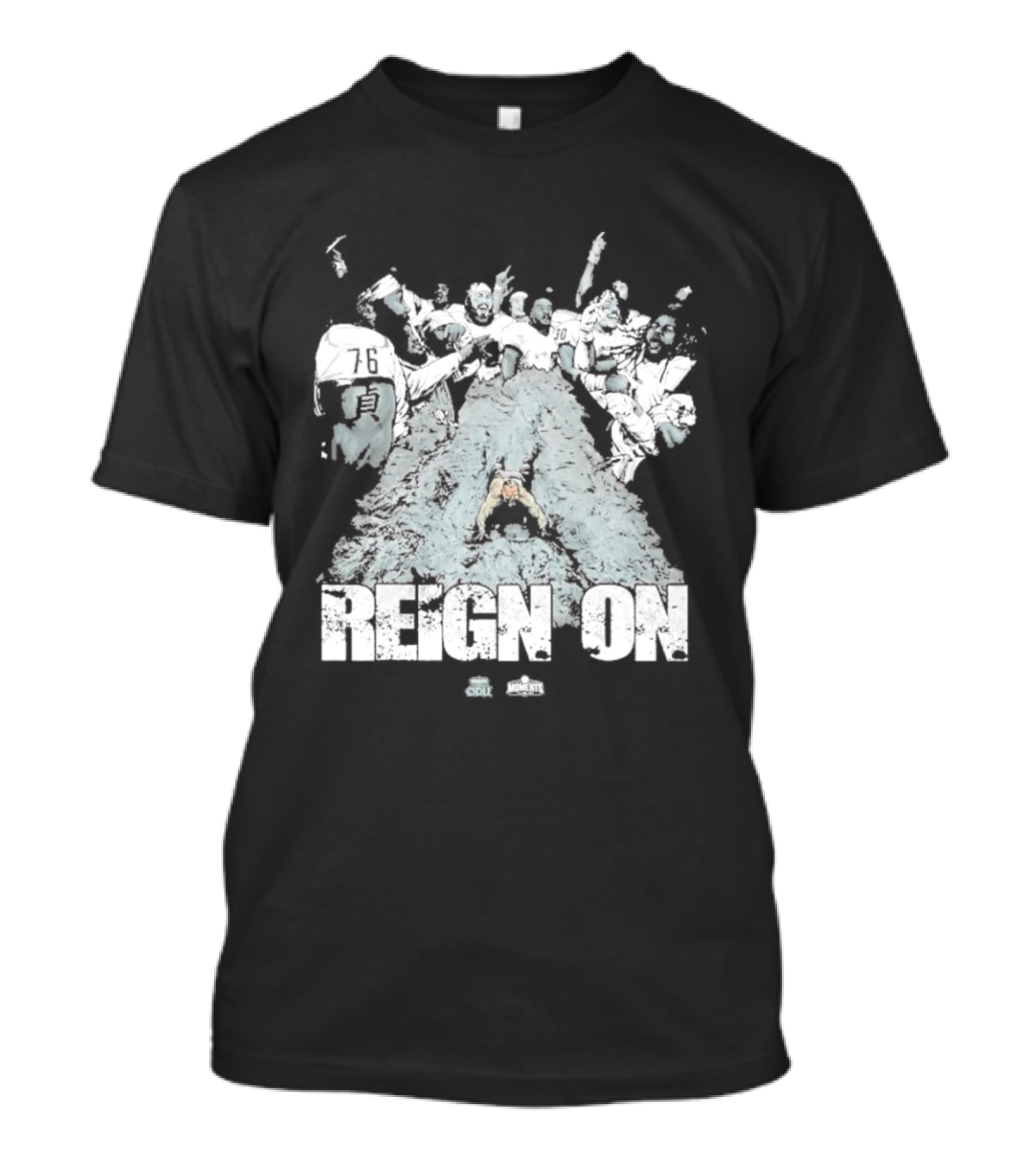Old Dominion Football Reign On Splash Helmet 2023 T-Shirt
