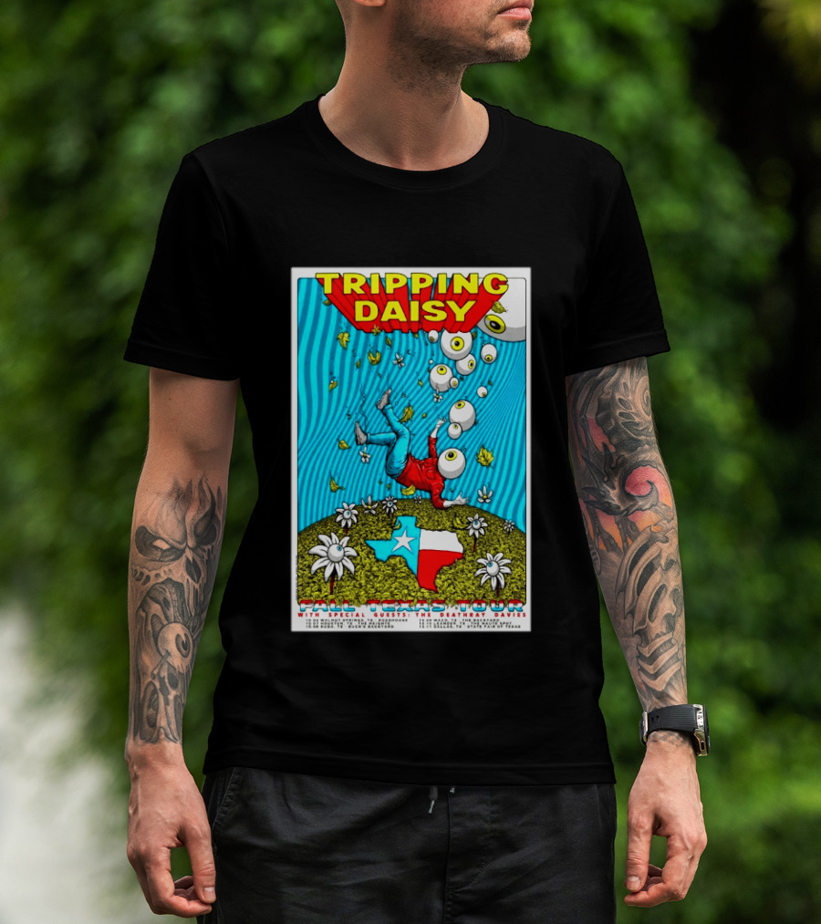 Tripping Daisy Fall Texas Tour 2026 Limited Edition With Special Guests The Deathray Davies T-Shirt