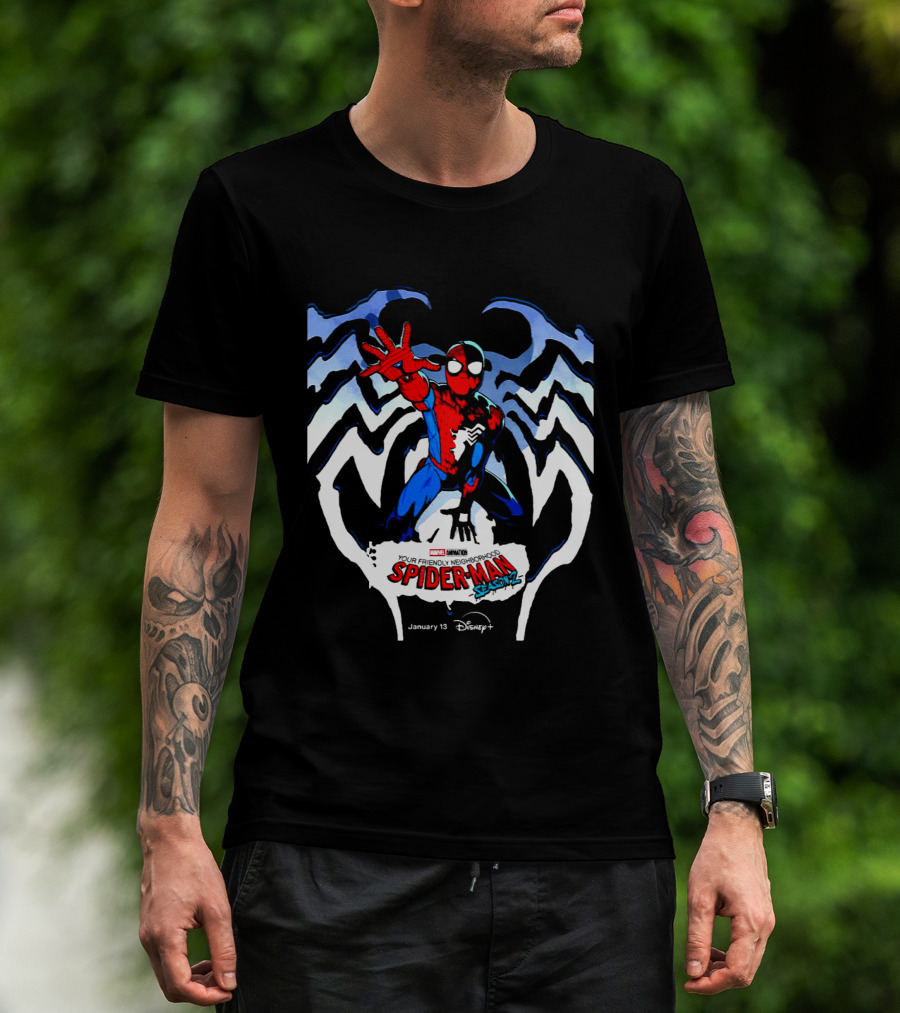 Marvel Spider Man Season 2 Disney Plus January 13 T-Shirt