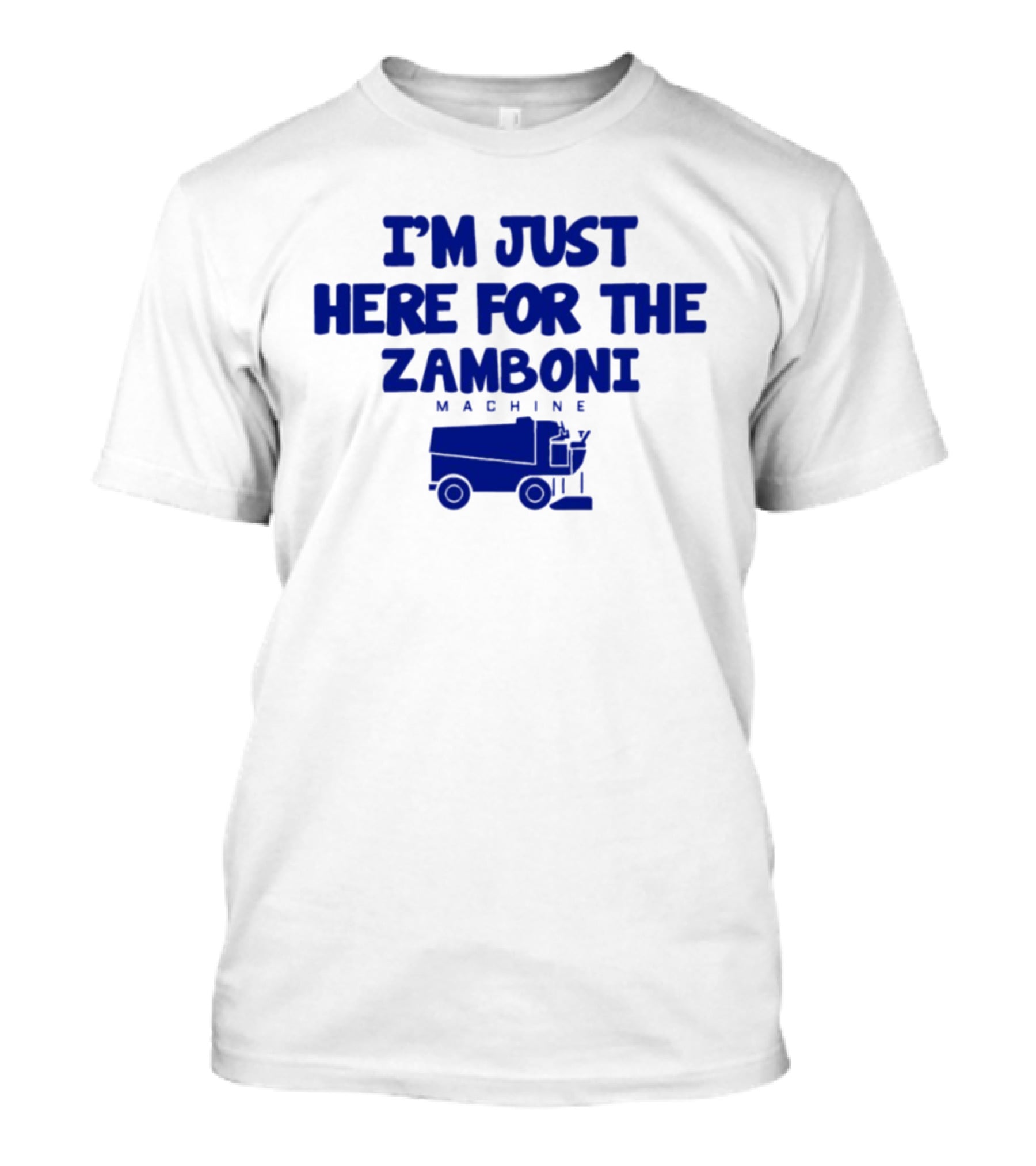 I'm Just Here For The Zamboni Machine Kentucky Wildcats Hockey T-Shirt