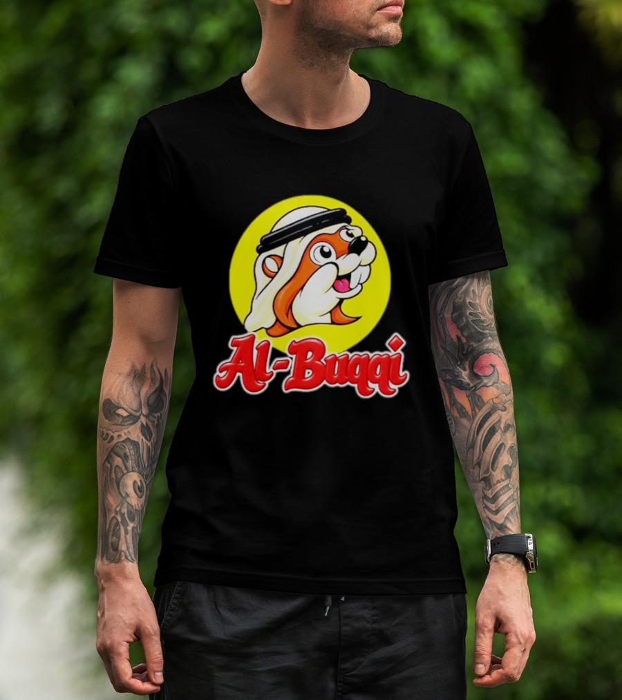 Al Buqqi Beaver Bucees Kufi Cartoon T-Shirt