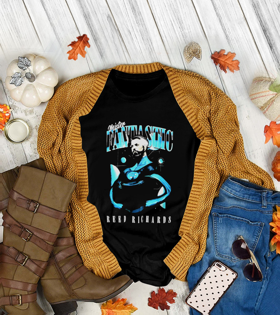 Mister Fantastic Reed Richards The Fantastic Four Marvel Comic Exclusive T-Shirt