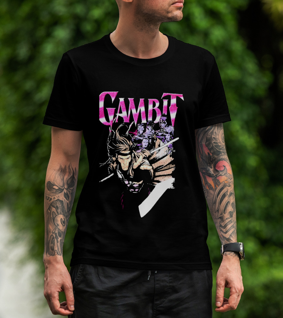 Marvel X Men Gambit Exclusive Comic T-Shirt