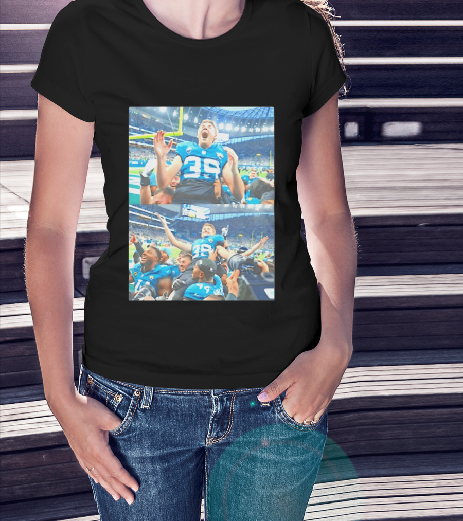 Jacksonville Jaguars Number 39 And Walker Number 44 Post Game Celebration NFL Stadium Event T-Shirt