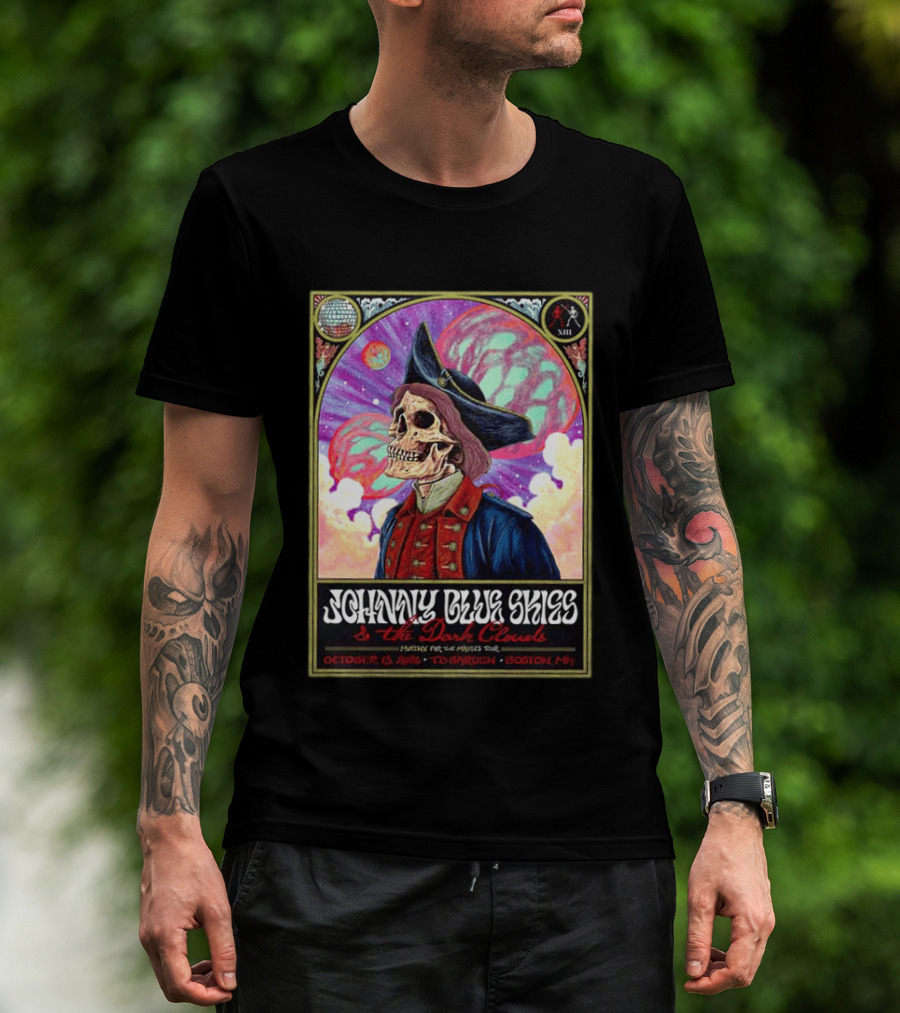 Johnny Blue Skies & The Dark Clouds Waiting For The Magic Tour October 13 TD Garden Boston MA T-Shirt