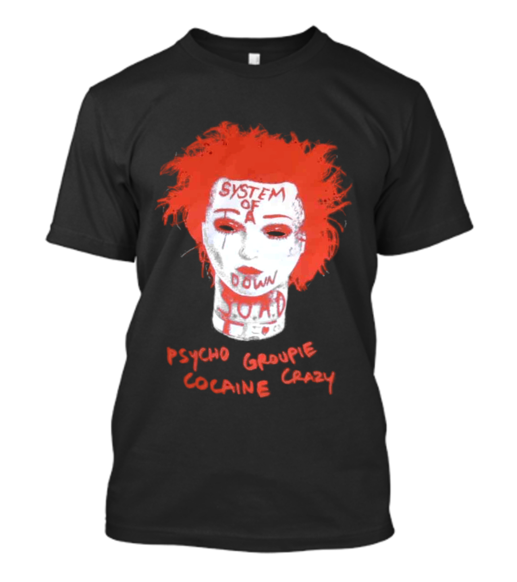 System Of A Down Psycho Groupie Cocaine Crazy T-Shirt