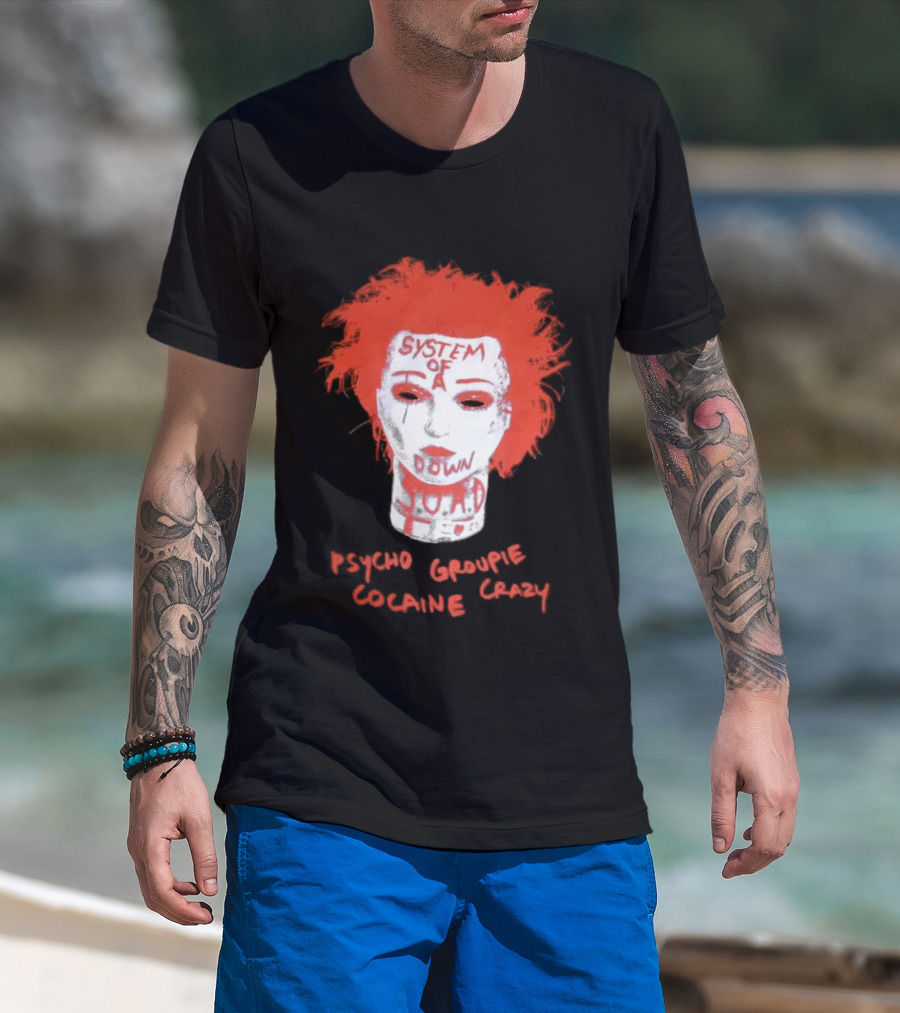 System Of A Down Psycho Groupie Cocaine Crazy T-Shirt