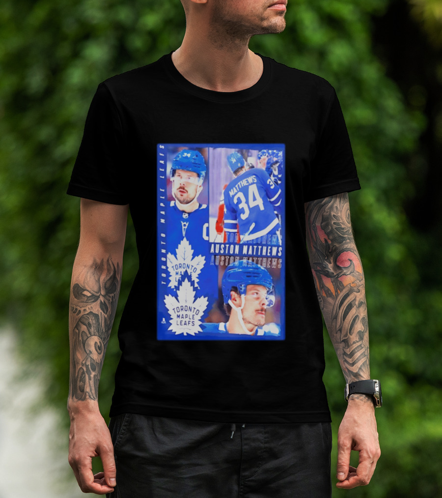 Toronto Maple Leafs Auston Matthews 34 NHL 2026 T-Shirt