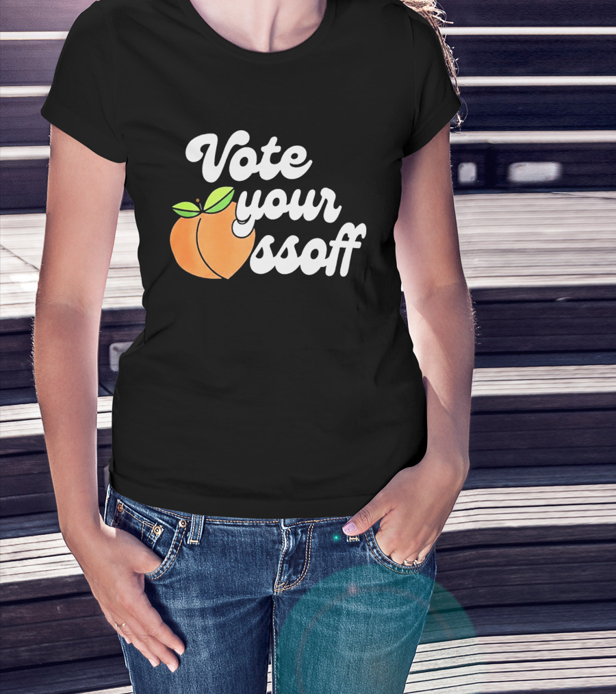 Vote Your Ossoff Peach T-Shirt