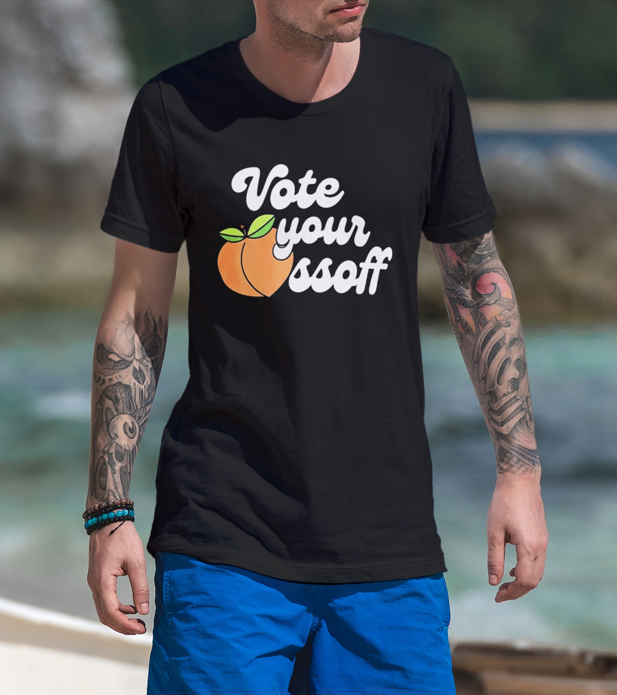 Vote Your Ossoff Peach T-Shirt