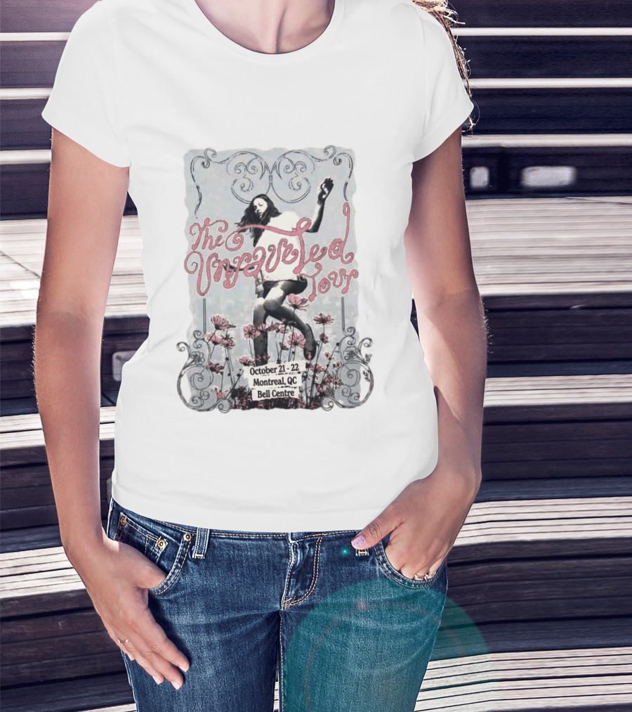 The Unraveled Tour Olivia Rodrigo October 21 22 2026 Montreal QC Bell Centre T-Shirt