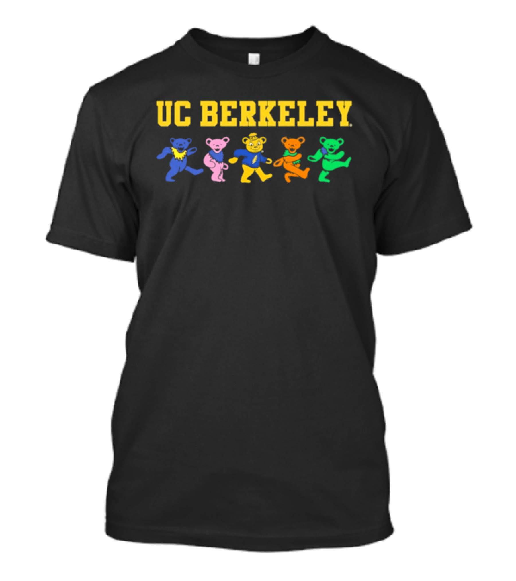 UC Berkeley Dancing Bears Grateful Dead Collaboration T-Shirt
