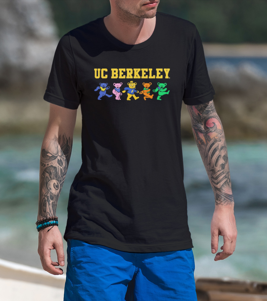 UC Berkeley Dancing Bears Grateful Dead Collaboration T-Shirt