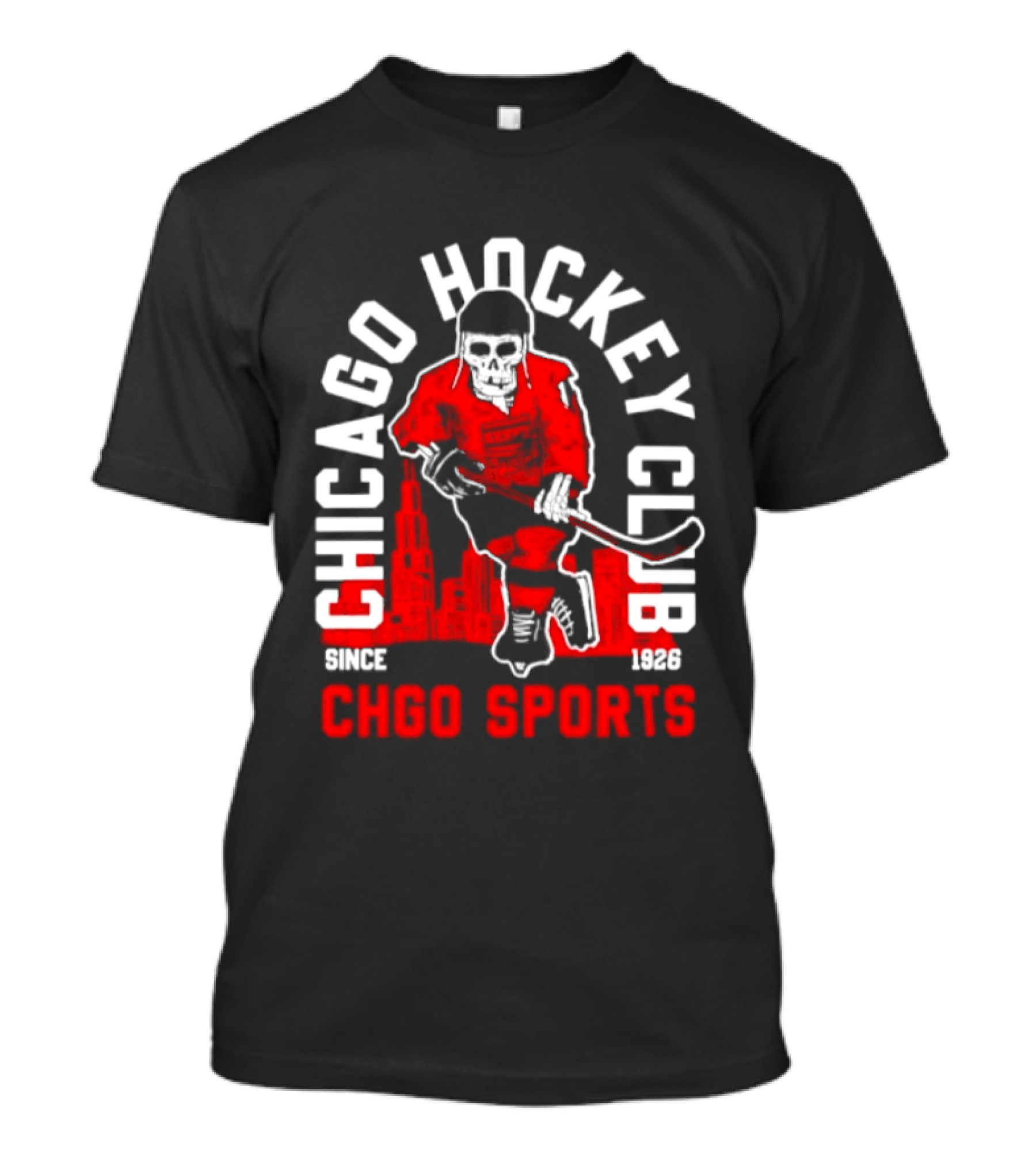 CHGO Sports Chicago Hockey Club Since 1926 Player T-Shirt