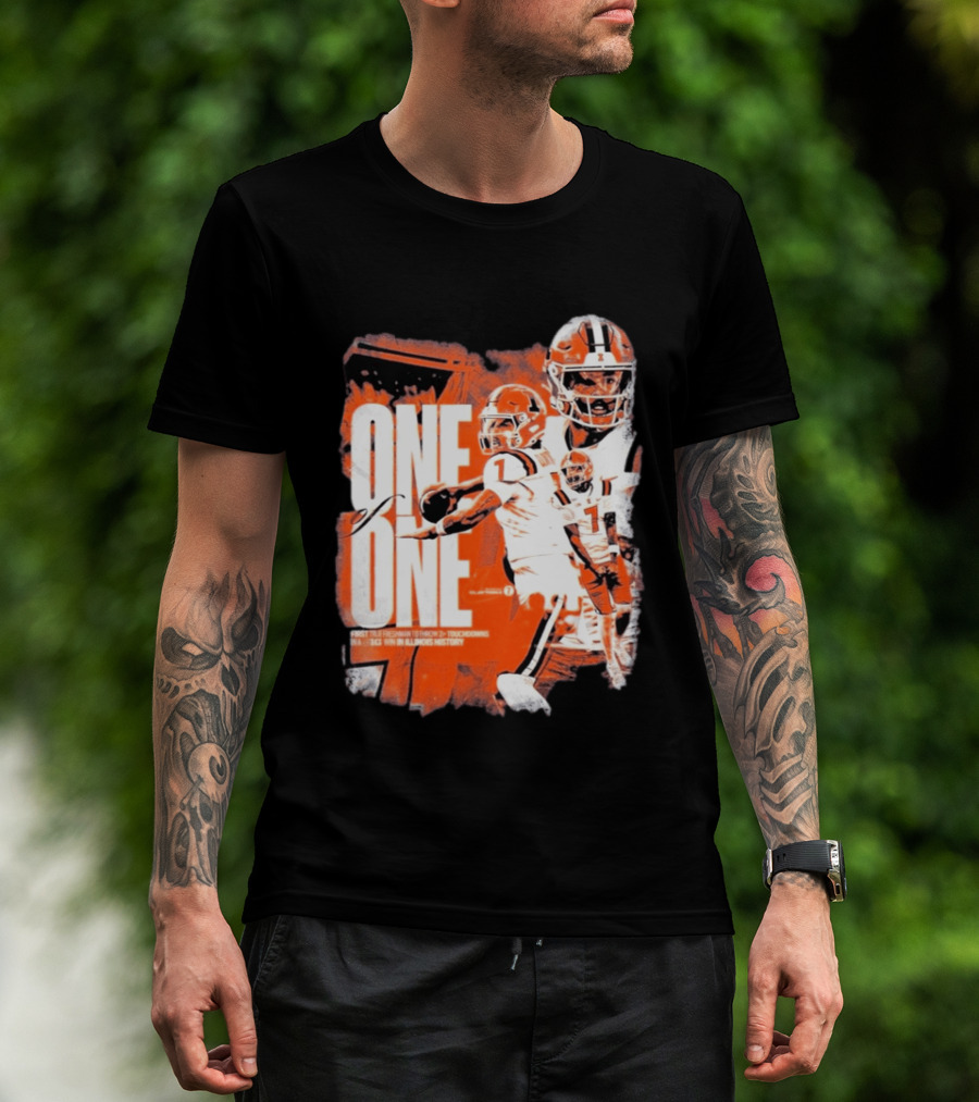 Michael Clayton II Illinois Historic Freshman Touchdown Win T-Shirt