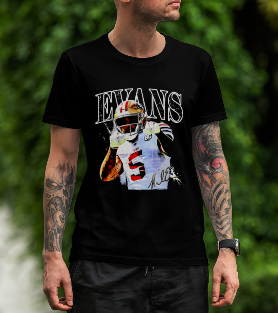Evans San Francisco 49ers Football Player Number 13 T-Shirt