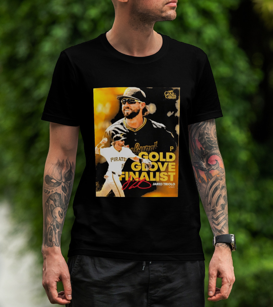 Jared Triolo Pirates Gold Glove Award Finalist Utility T-Shirt