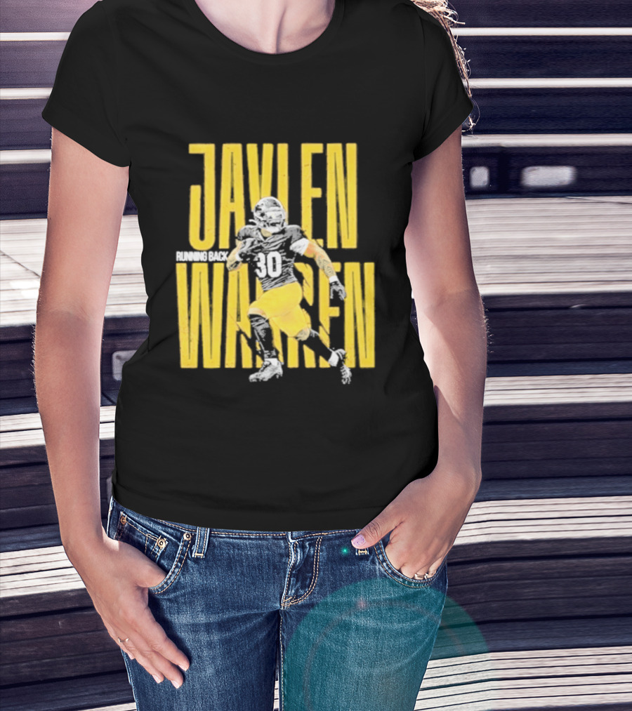Jaylen Warren Pittsburgh Steelers Football Player Name T-Shirt