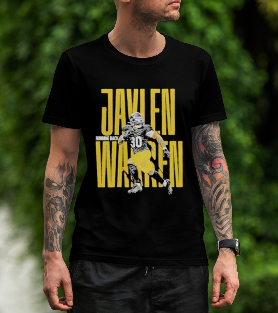 Jaylen Warren Pittsburgh Steelers Football Player Name T-Shirt