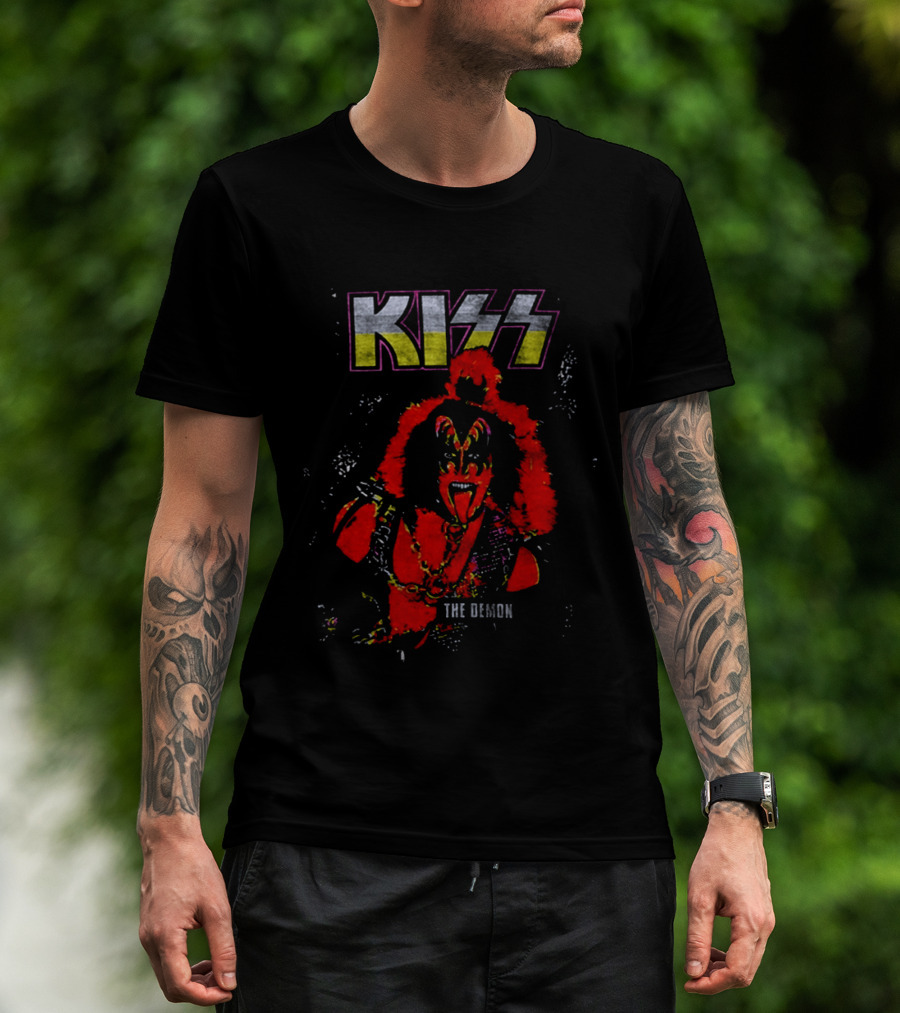 Kiss The Demon 70s Ben Cooper Gene Simmons Halloween 2026 Action Figures T-Shirt