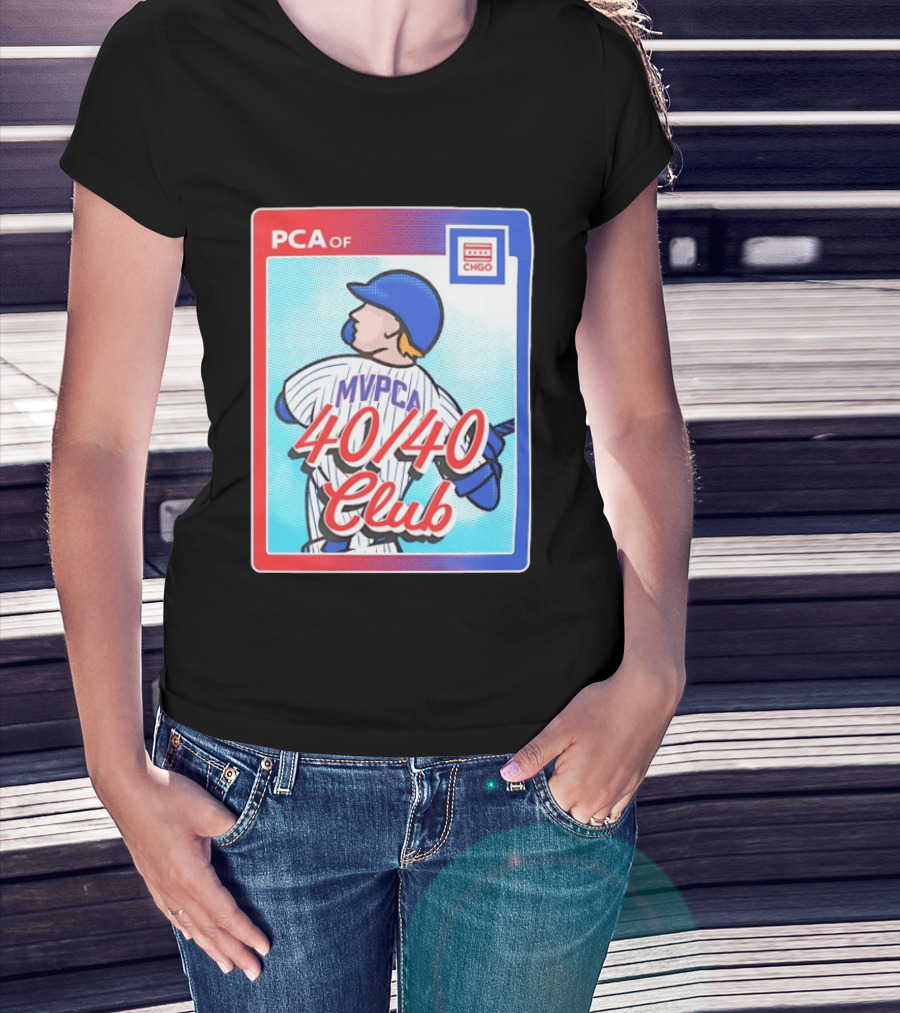PCA CHGO MVP 40/40 Club Baseball Chicago Cubs T-Shirt