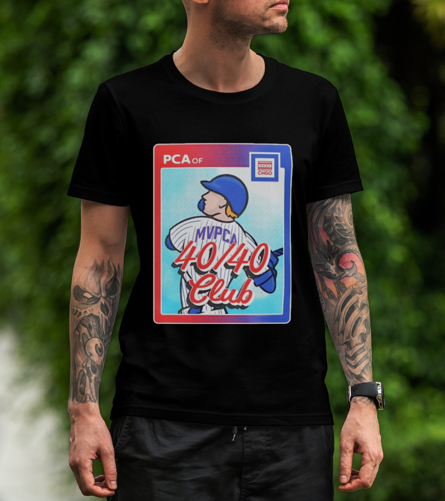 PCA CHGO MVP 40/40 Club Baseball Chicago Cubs T-Shirt