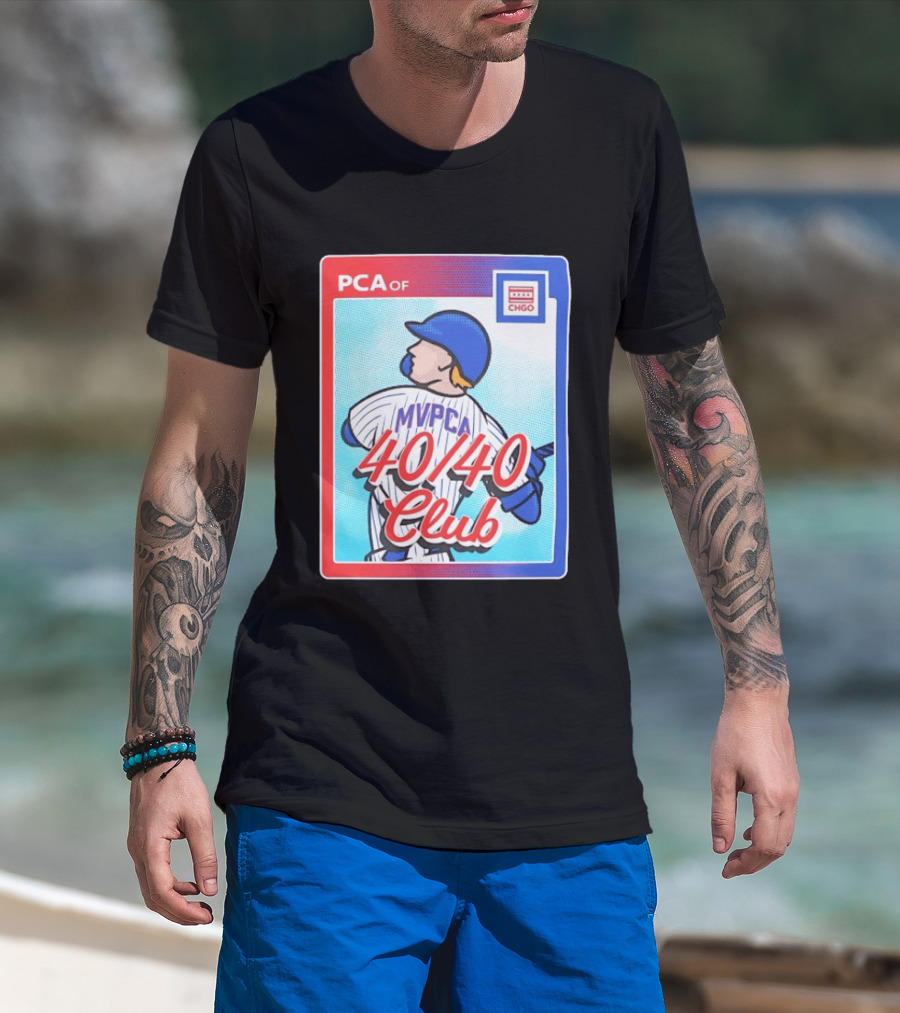 PCA CHGO MVP 40/40 Club Baseball Chicago Cubs T-Shirt
