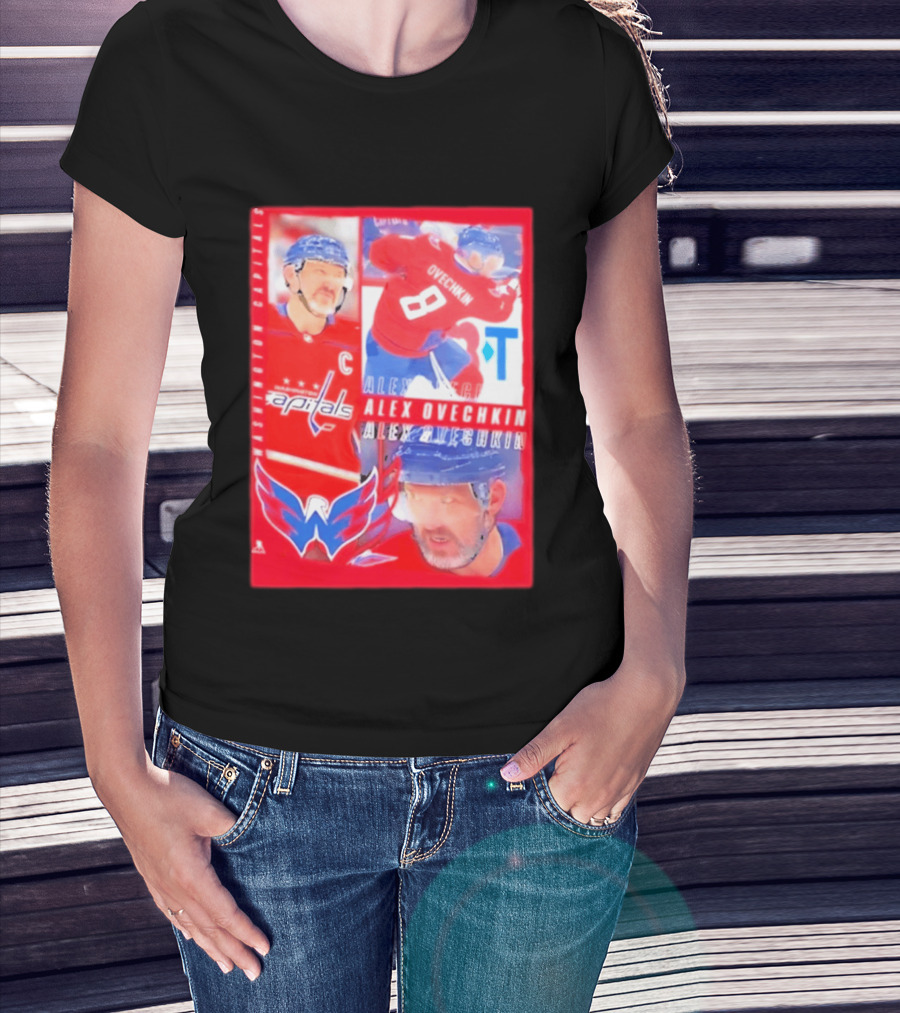 Washington Capitals Alex Ovechkin 8 NHL 2026 T-Shirt