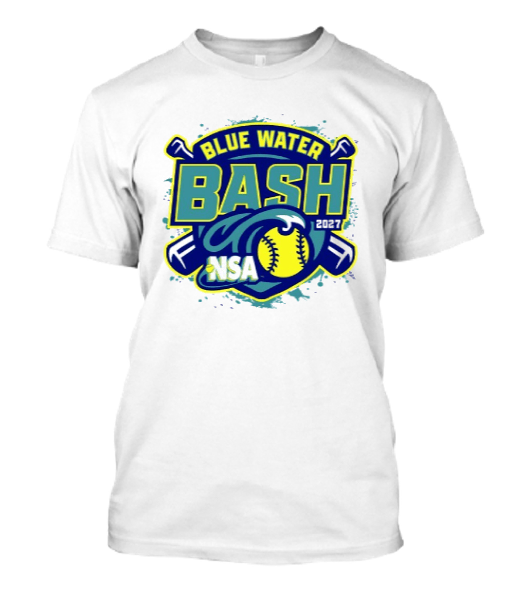 2027 NSA Blue Water Bash Fastpitch Softball Tournament T-Shirt