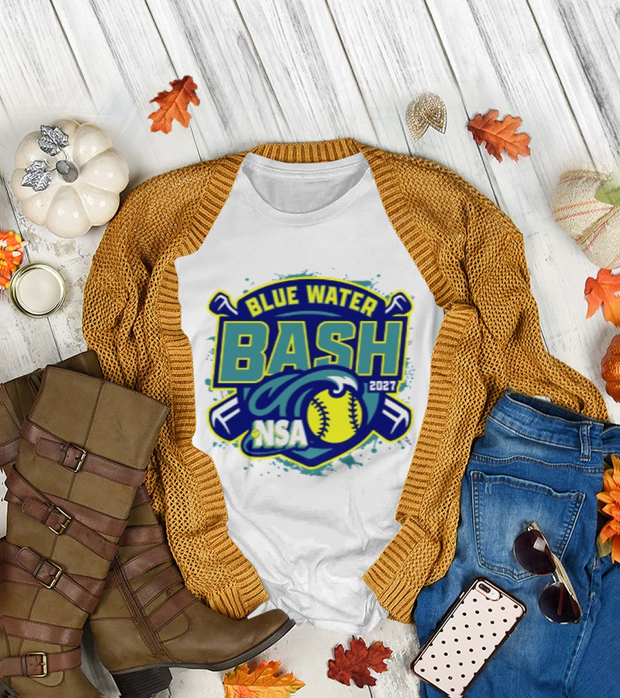 2027 NSA Blue Water Bash Fastpitch Softball Tournament T-Shirt