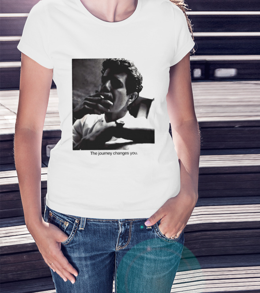 Anthony Bourdain Smoking The Journey Changes You T-Shirt