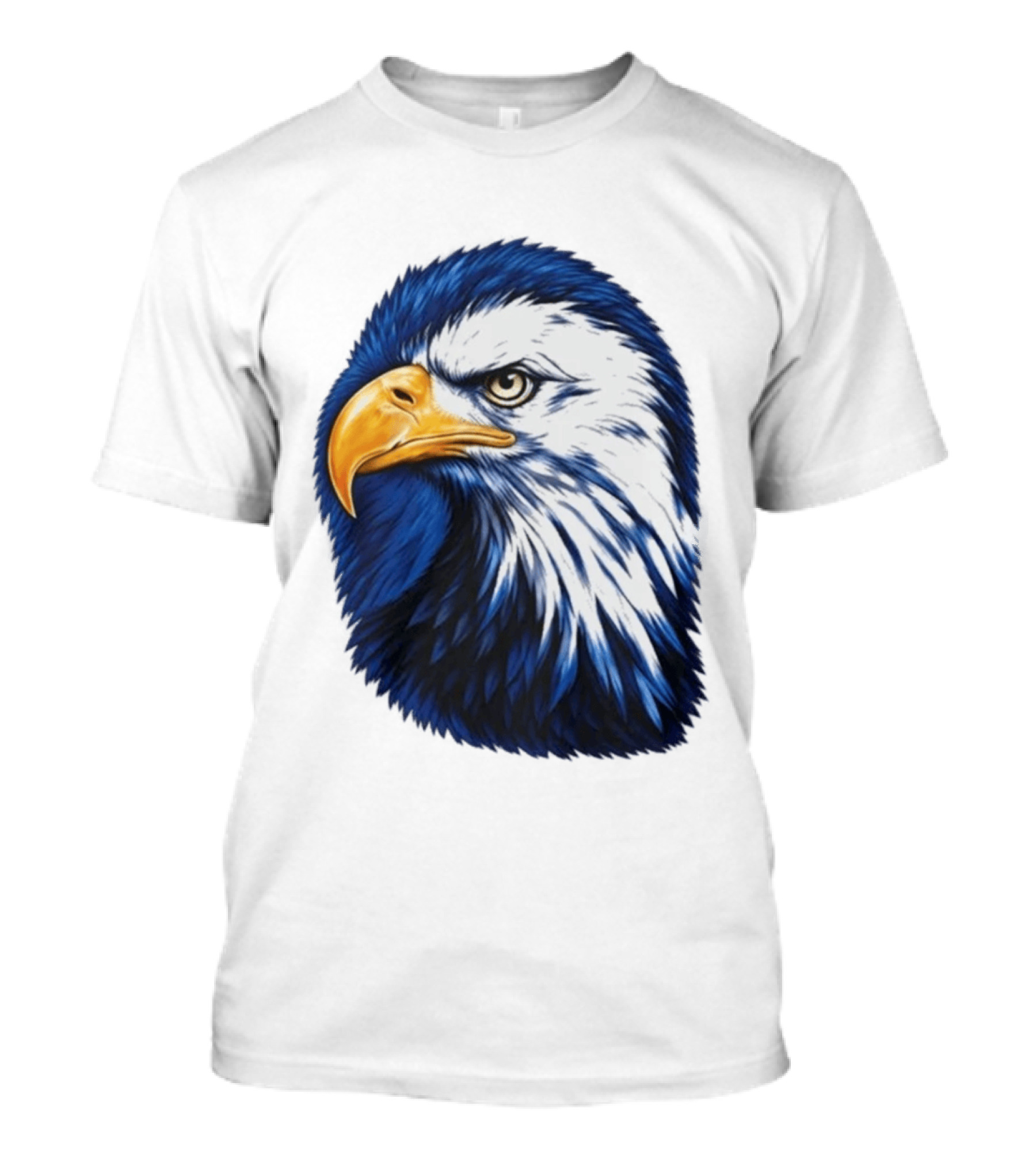 Daisy Edgar Jones Eagle Raglan Blue And White Bird T-Shirt