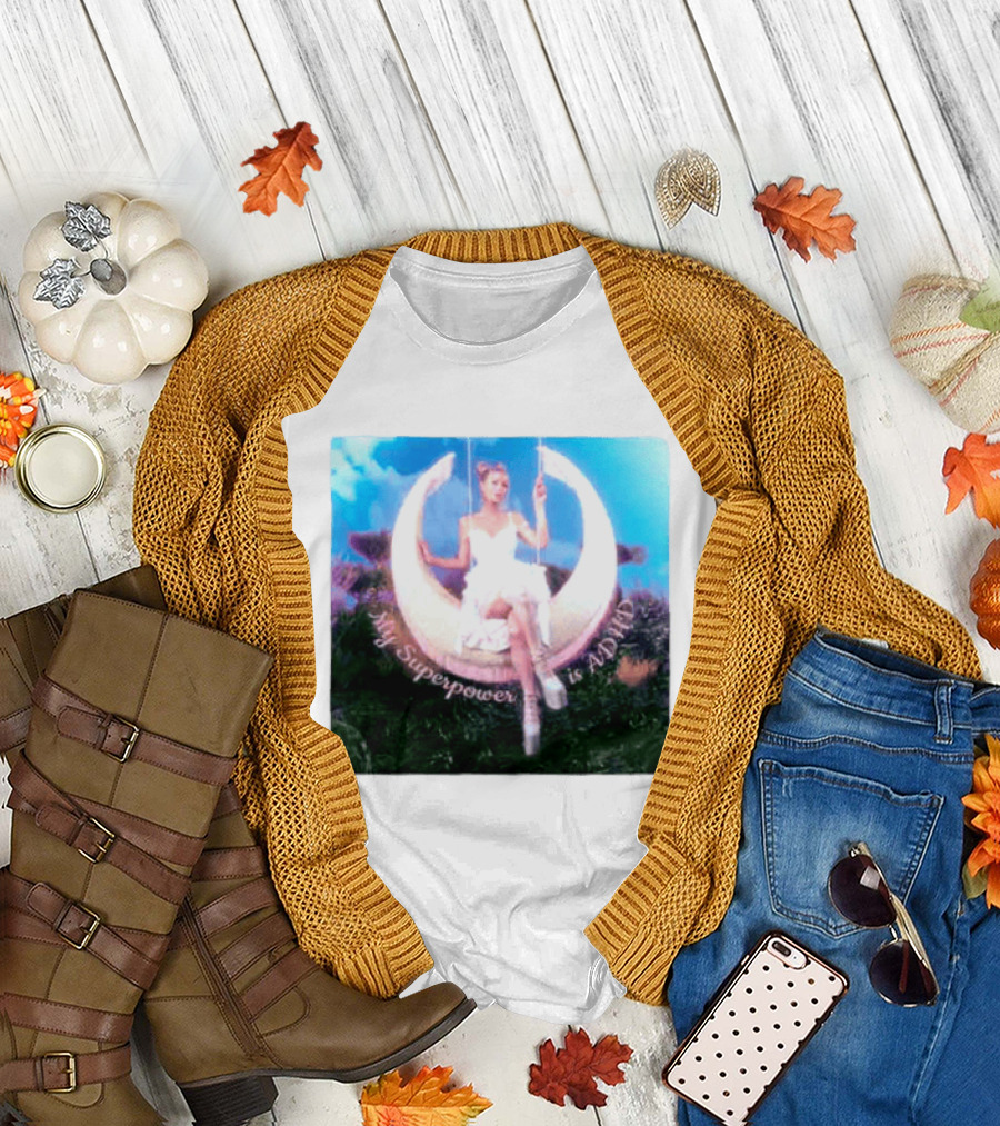Paris Hilton Moon Swing My Superpower Is ADHD T-Shirt