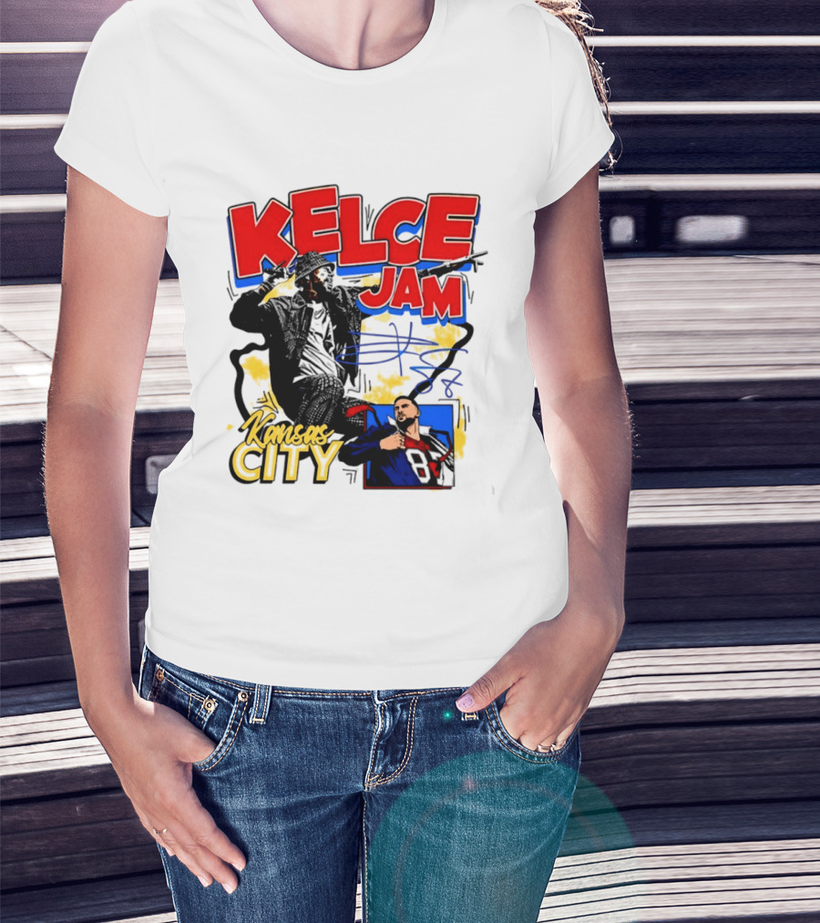 Kelce Jam Kansas City Chiefs Football Star T-Shirt