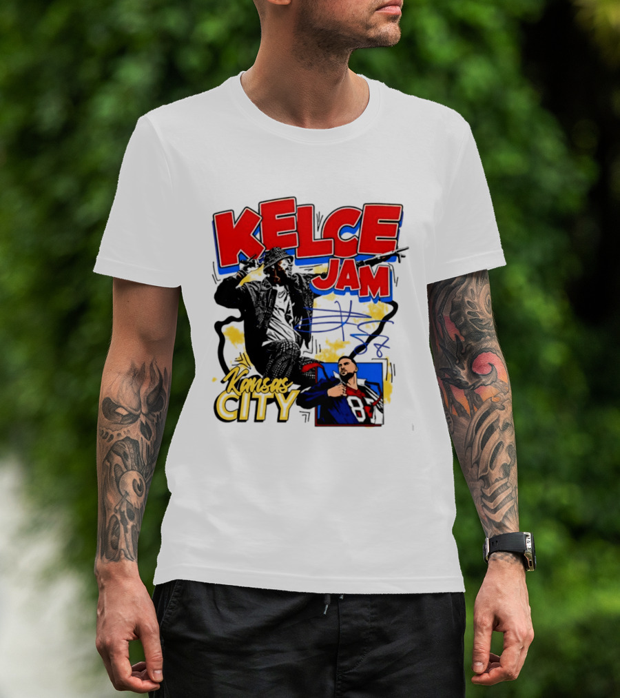 Kelce Jam Kansas City Chiefs Football Star T-Shirt