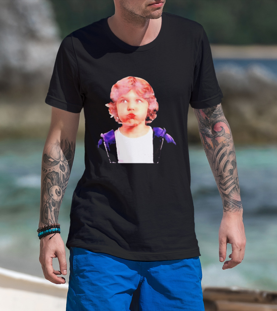 William Jakrapatr ADLV Curly Hair Baby Face Expression T-Shirt
