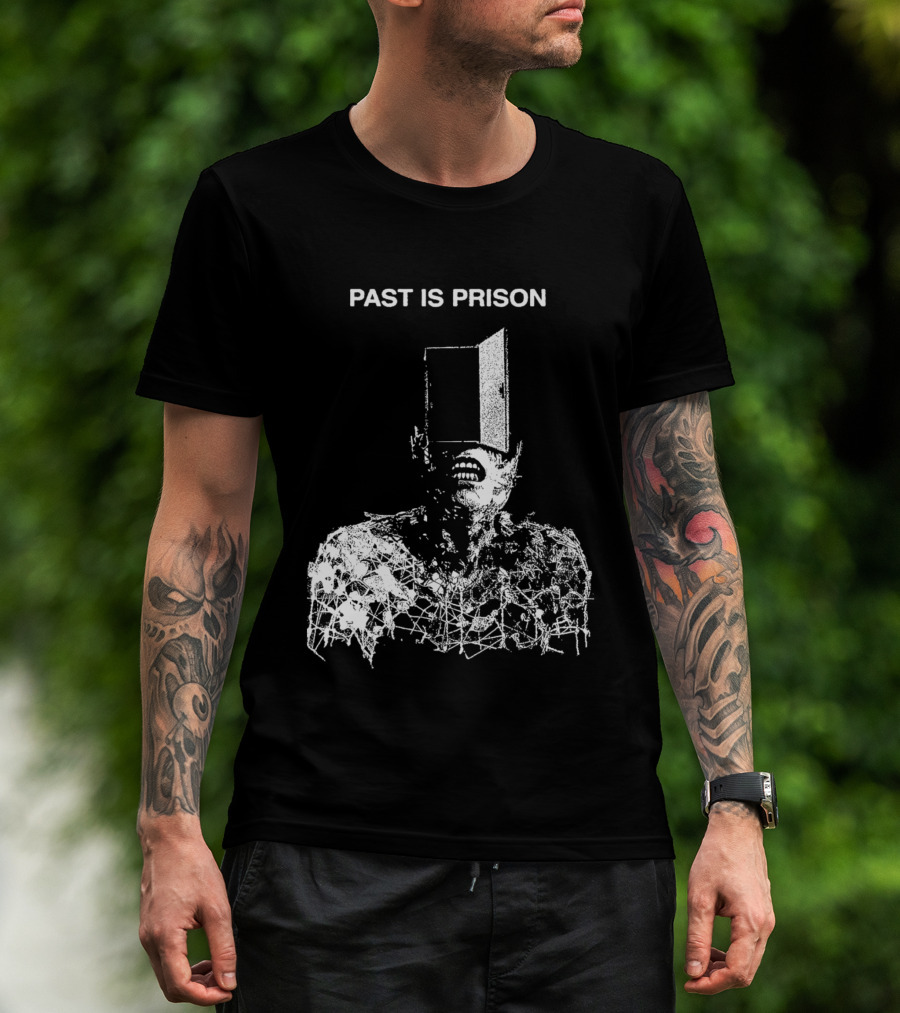 Past Is Prison Dark Horror Door Head Creepy T-Shirt