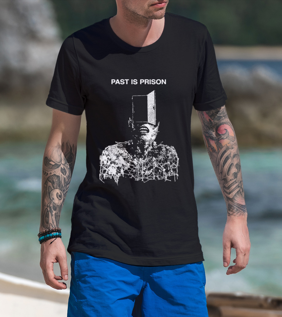 Past Is Prison Dark Horror Door Head Creepy T-Shirt