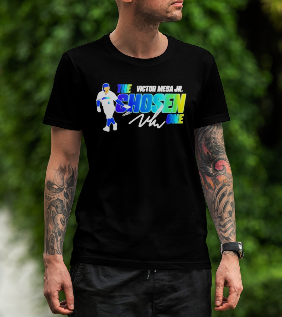 Rays Victor Mesa Jr The Chosen One Baseball Player T-Shirt