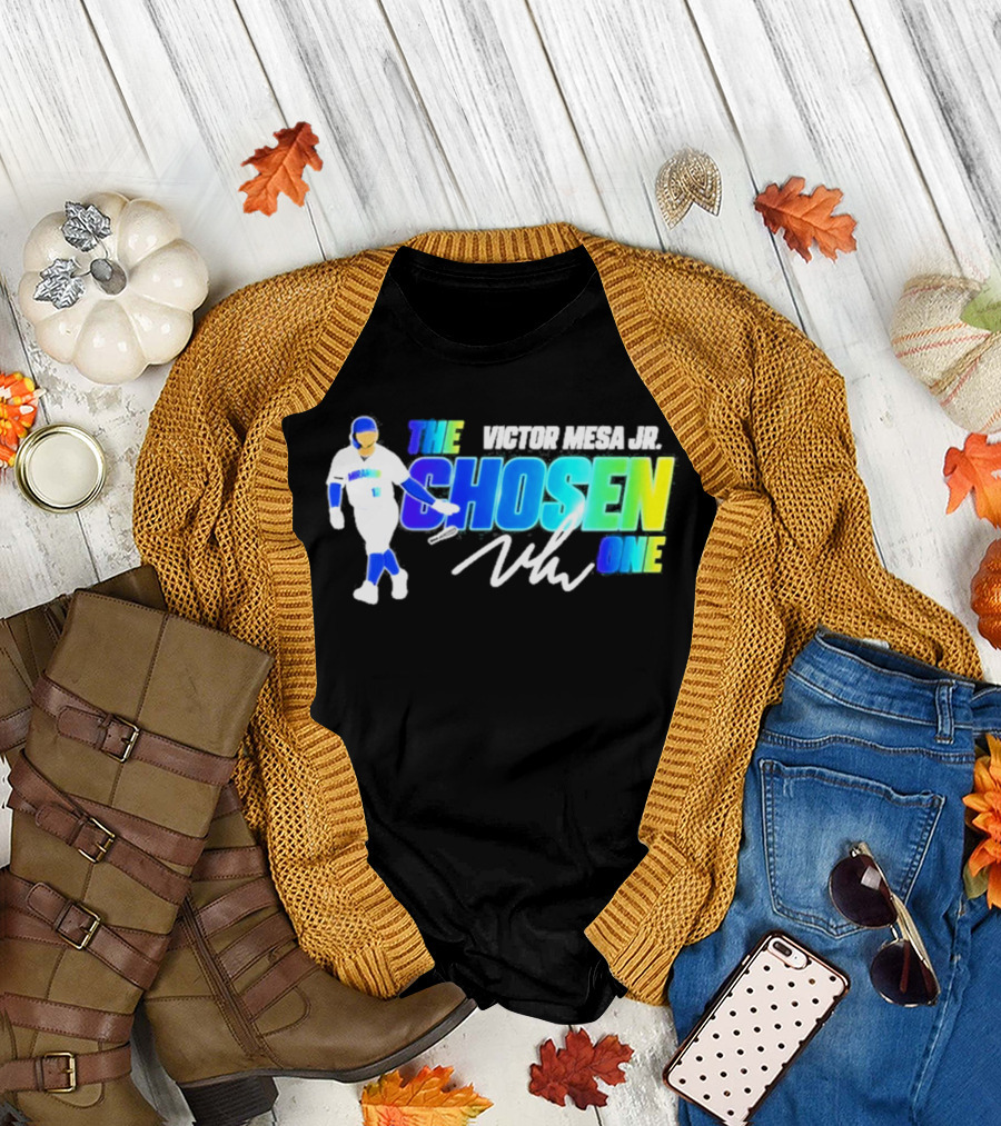 Rays Victor Mesa Jr The Chosen One Baseball Player T-Shirt