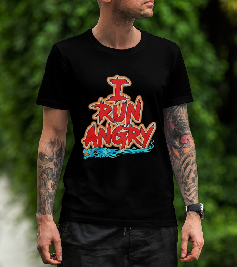 I Run Angry Josh Jacobs Game Day T-Shirt
