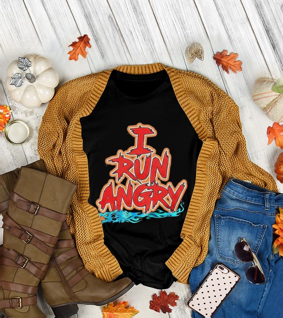 I Run Angry Josh Jacobs Game Day T-Shirt
