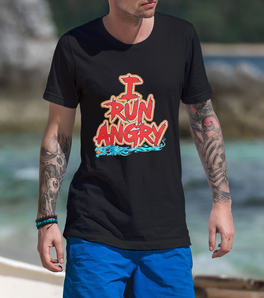 I Run Angry Josh Jacobs Game Day T-Shirt