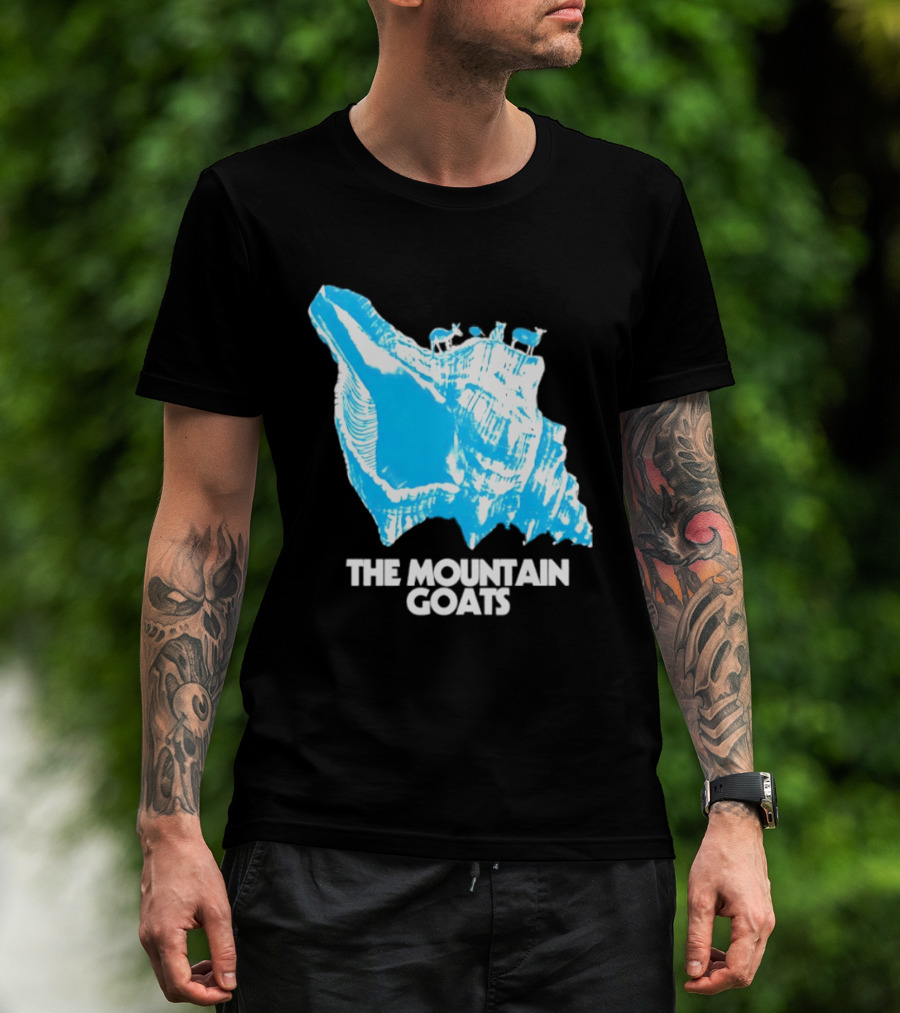 The Mountain Goats Indie Rock John Darnielle Blue Conch T-Shirt