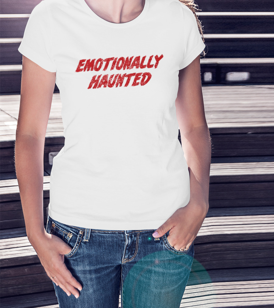 Emotionally Haunted Red T-Shirt
