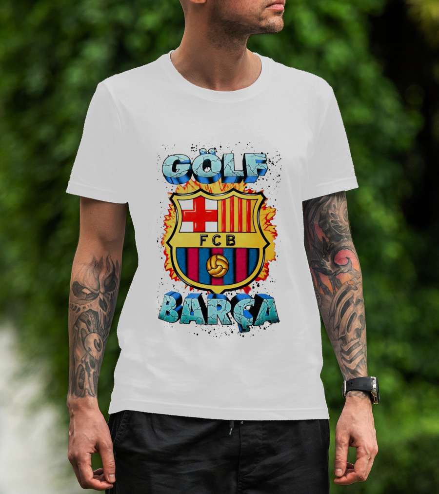 FCB Golf Barça Soccer Crest T-Shirt