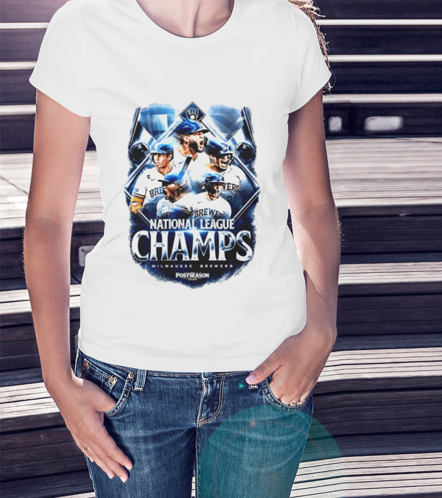 Milwaukee Brewers National League Champs 2026 Postseason T-Shirt